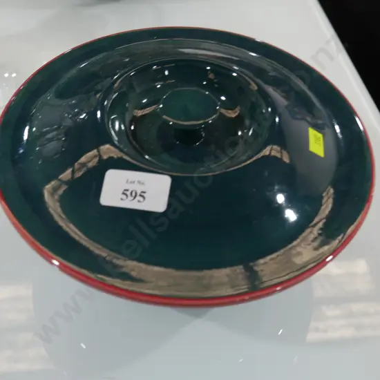 Temuka pottery lidded dish