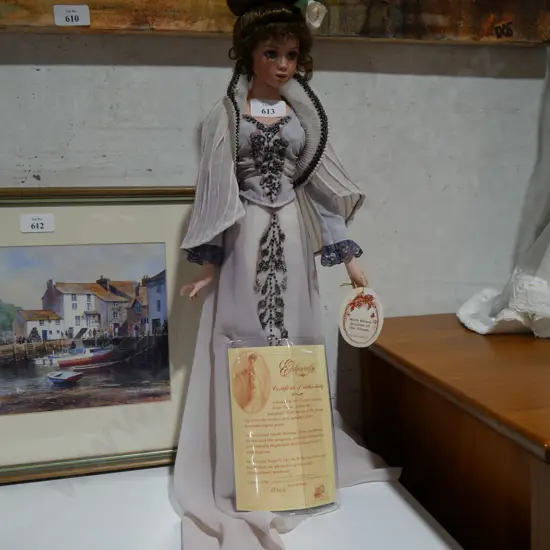 Molly Brown porcelain doll