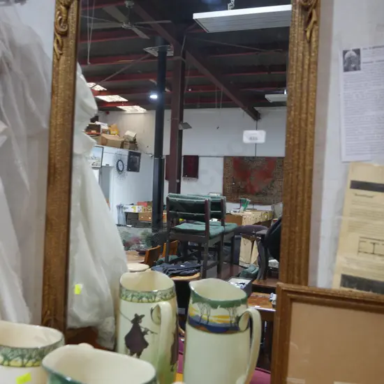 Gilt framed mirror