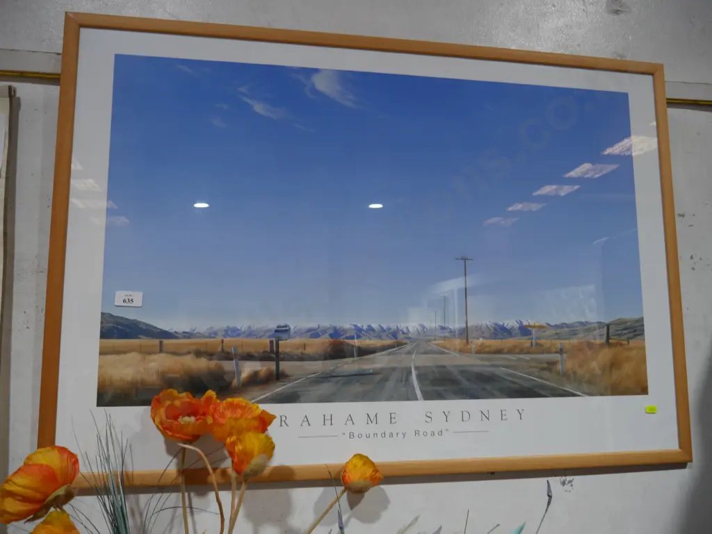 Graham Sydney " Boundary road " framed print Image 1++