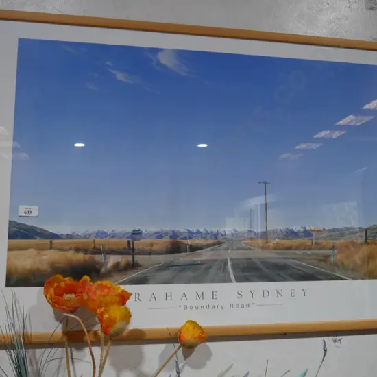 Graham Sydney " Boundary road " framed print