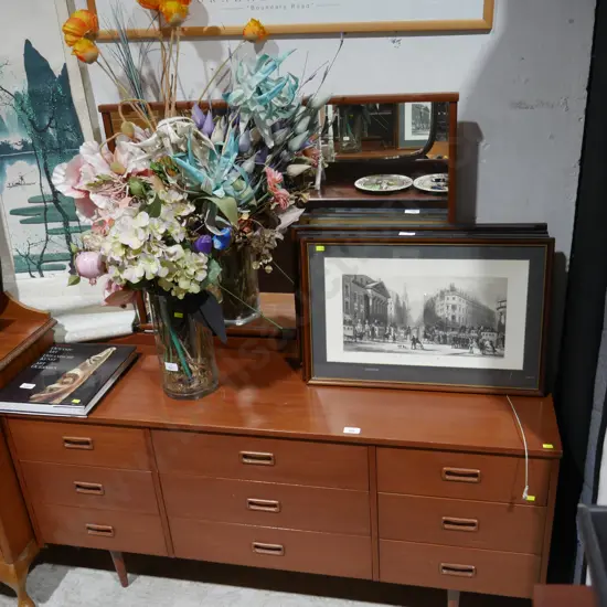 Mirror back dresser