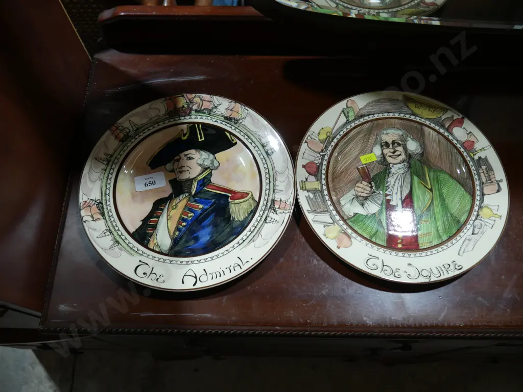 2 Royal Doulton The Professionals series plates Image 1++