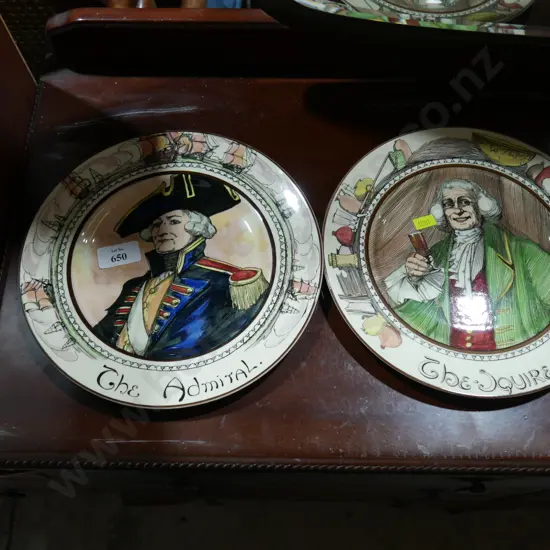 2 Royal Doulton The Professionals series plates