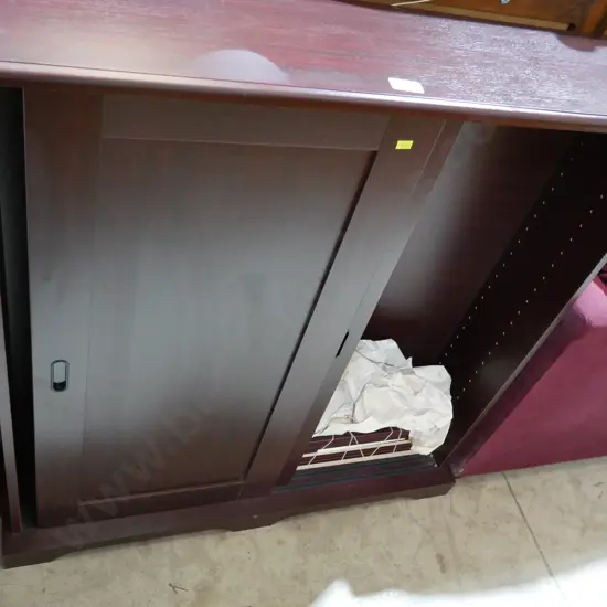 Sliding door cabinet