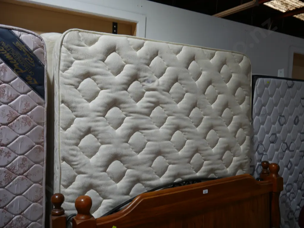 Double bed and headboard Image 1++
