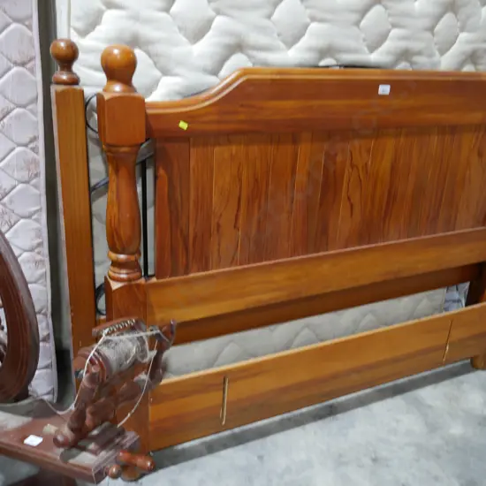 Solid wood headboard