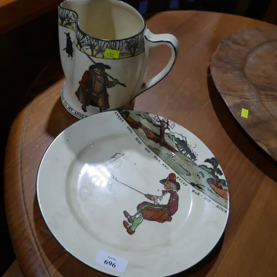Royal Doulton jug and plate