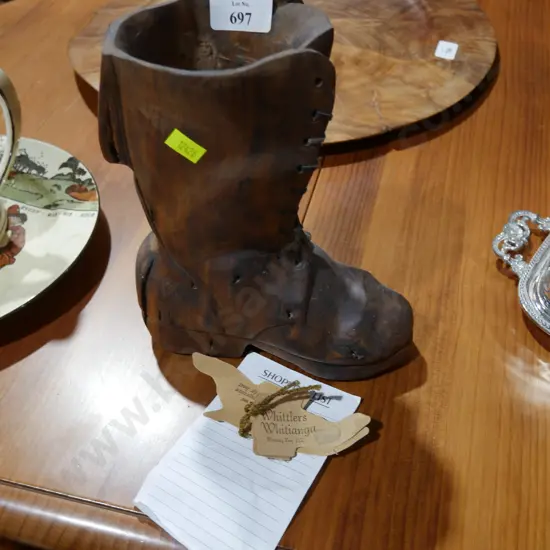 Wooden boot