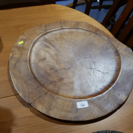 Large wooden plate