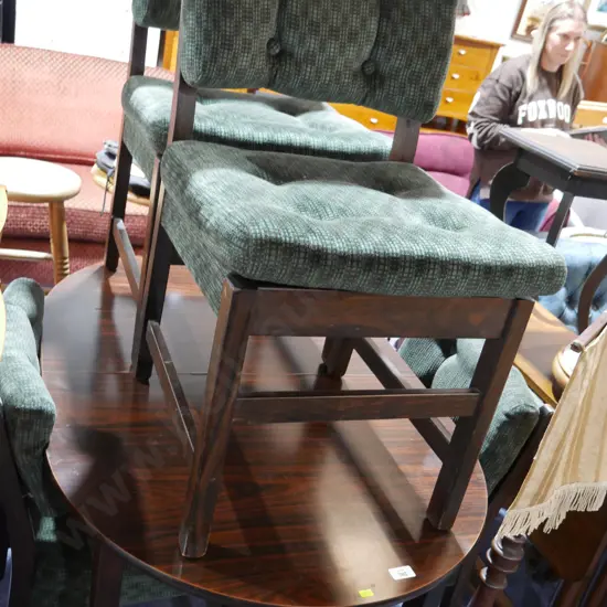 Dining table and four chairs