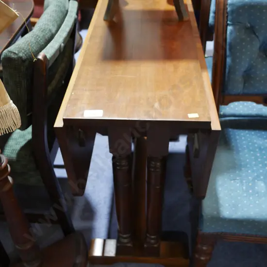 Drop side dining table