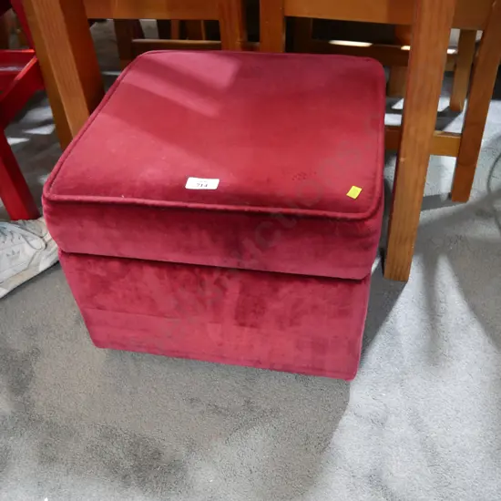 Storage footstool