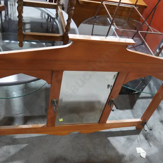 Hall mirror coat stand