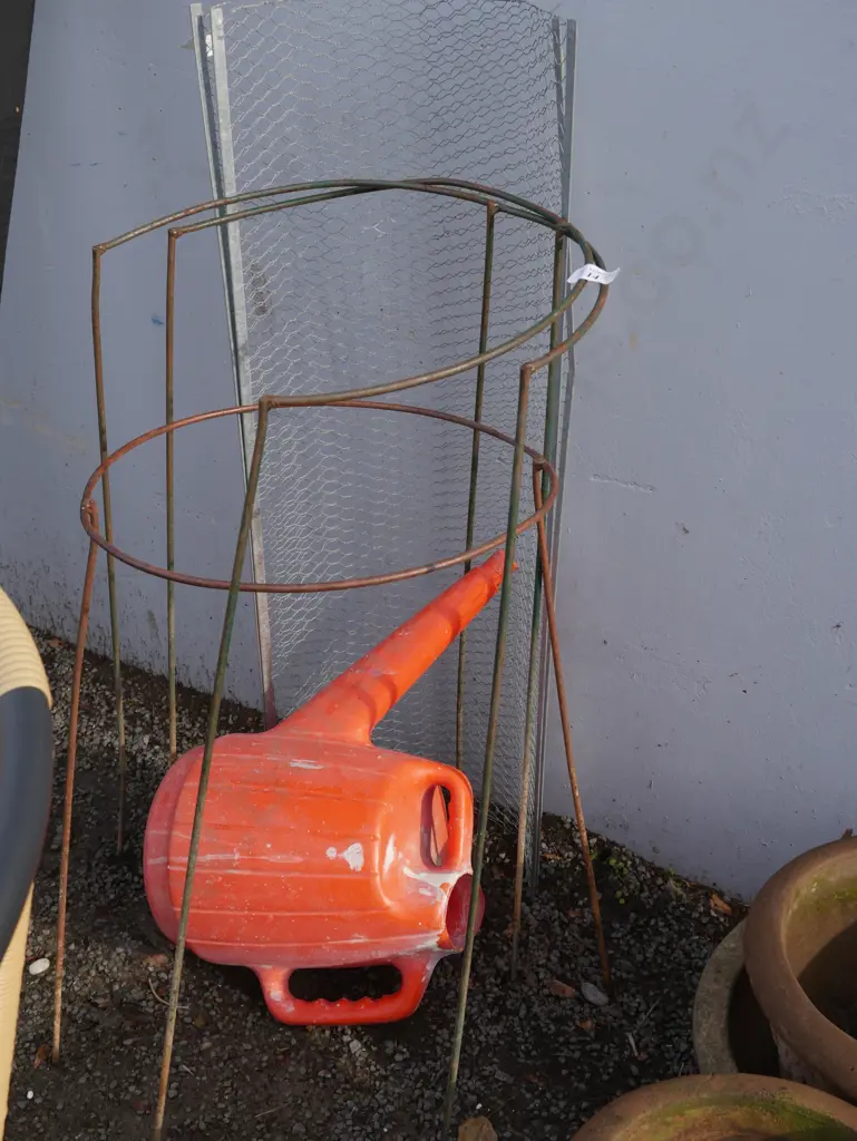 Plant support hoops, watering can Image 1++
