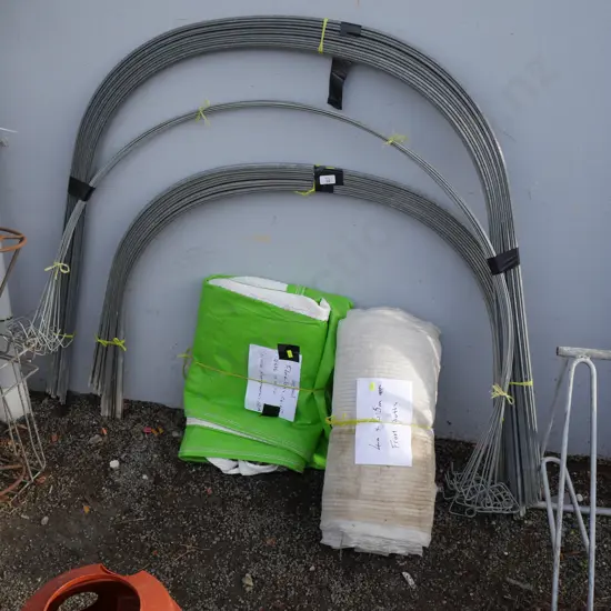Grow tunnel hoops etc