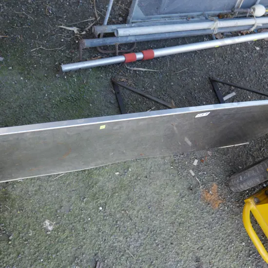 Stainless steel shelf