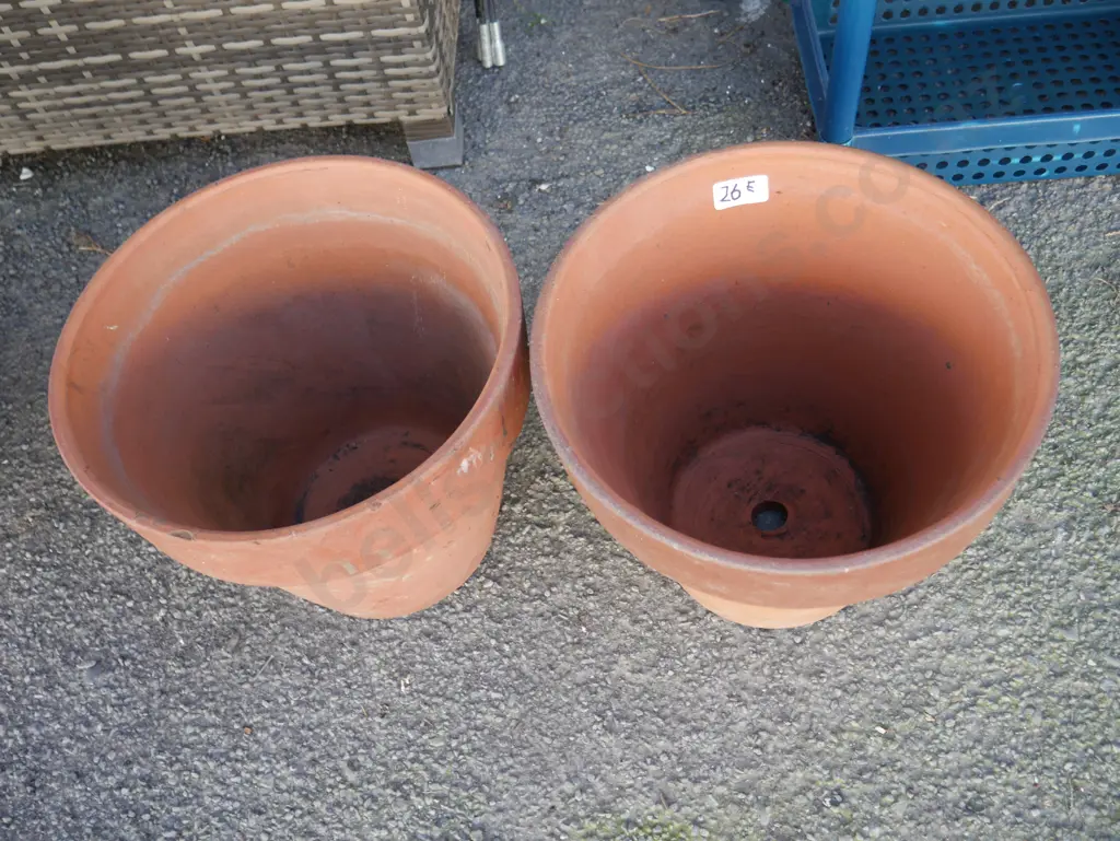 2 terracotta plant pots Image 1++