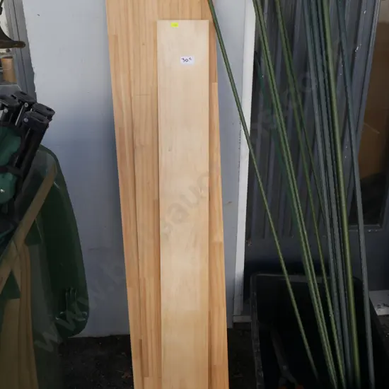 Wooden shelving