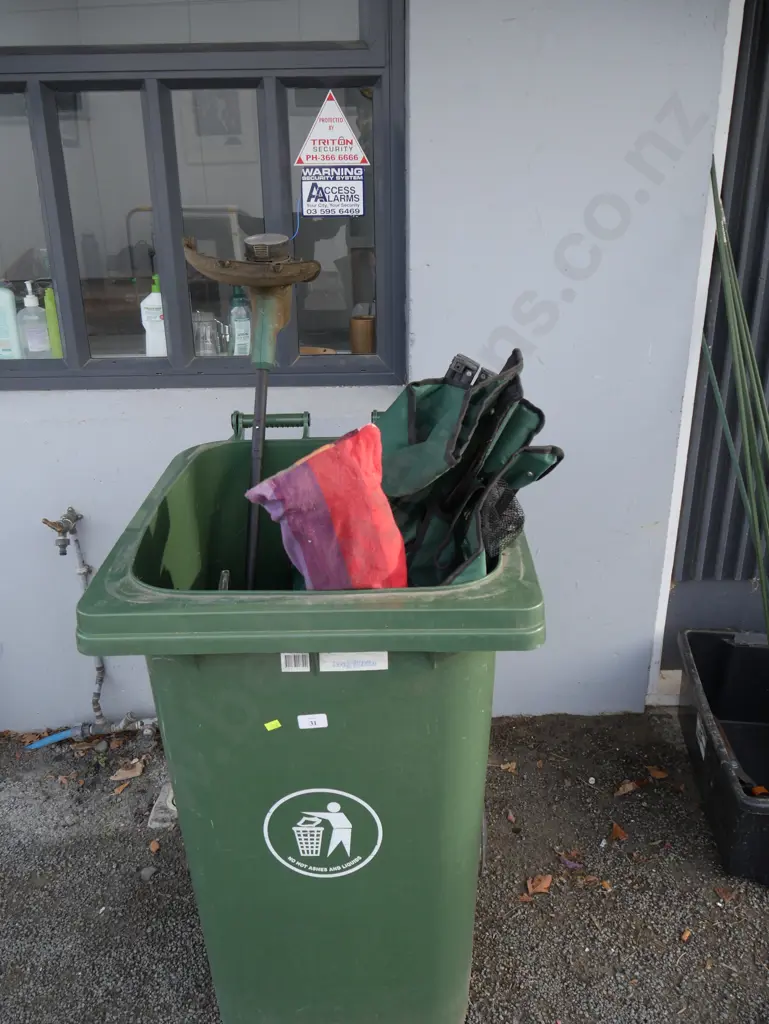 Wheelie bin, camp chairs etc Image 1++