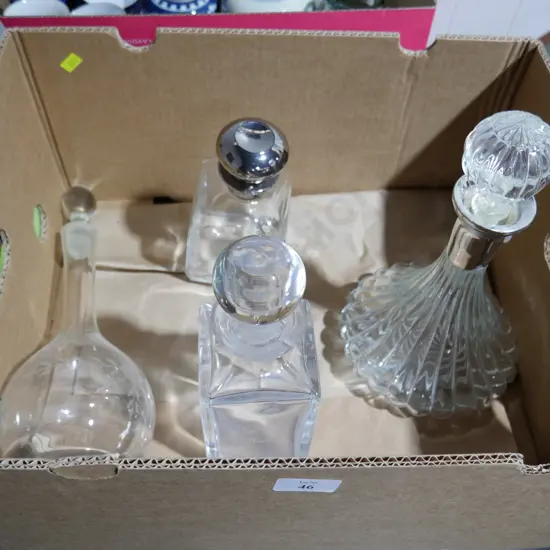 Glass decanters