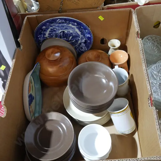 Pottery dinnerware etc