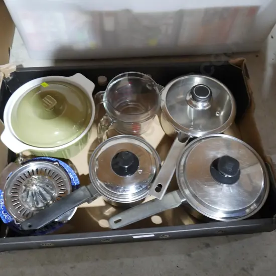 Saucepans etc