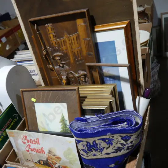 Picture frames, record etc