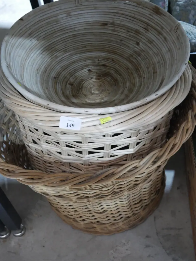 Assorted cane baskets Image 1++