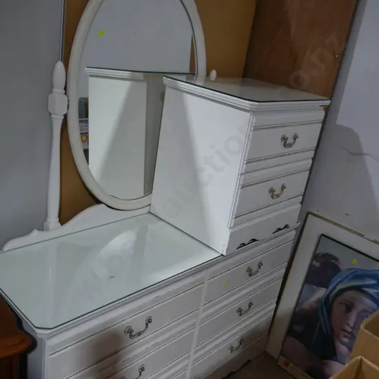 Duchess and bedside cabinet