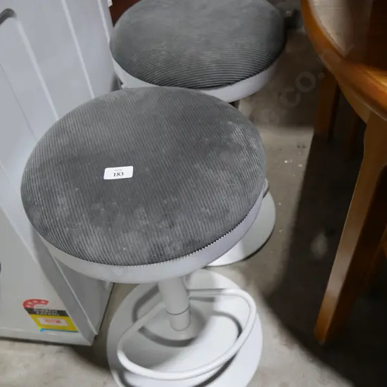 Two bar stools