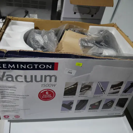 New Remington vacuum cleaner