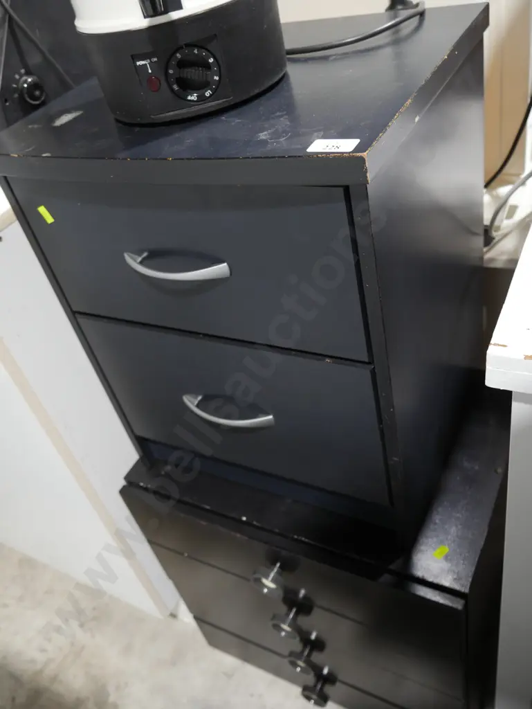 Two sets of bedside drawers Image 1++