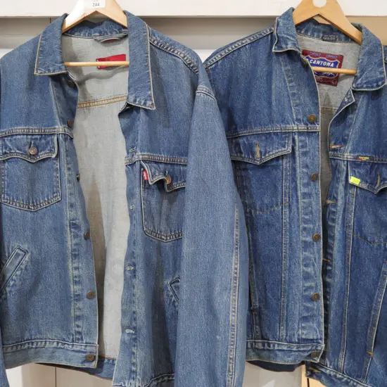 Two denim jackets