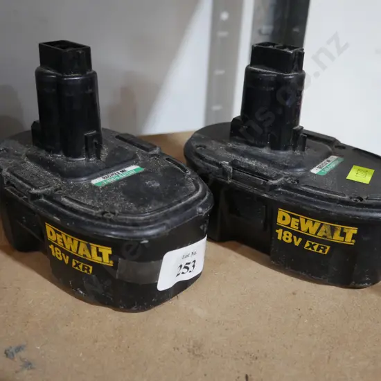 Dewalt batteries