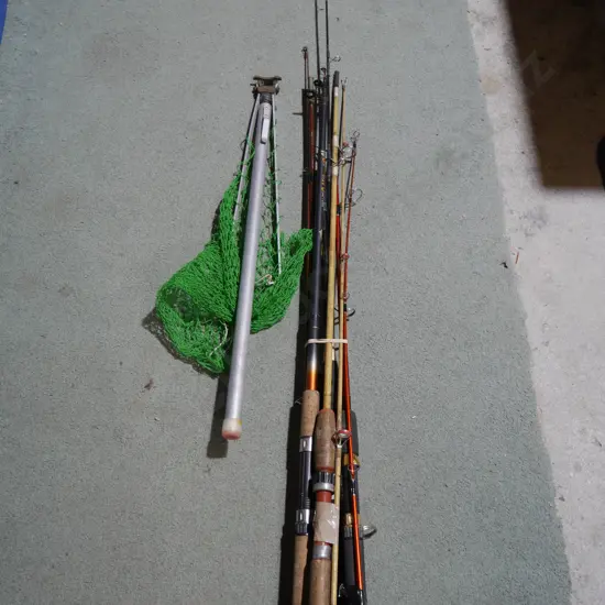 Fishing rods etc