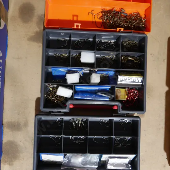 Tackle box and contents