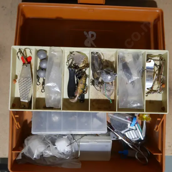 Tackle box and contents