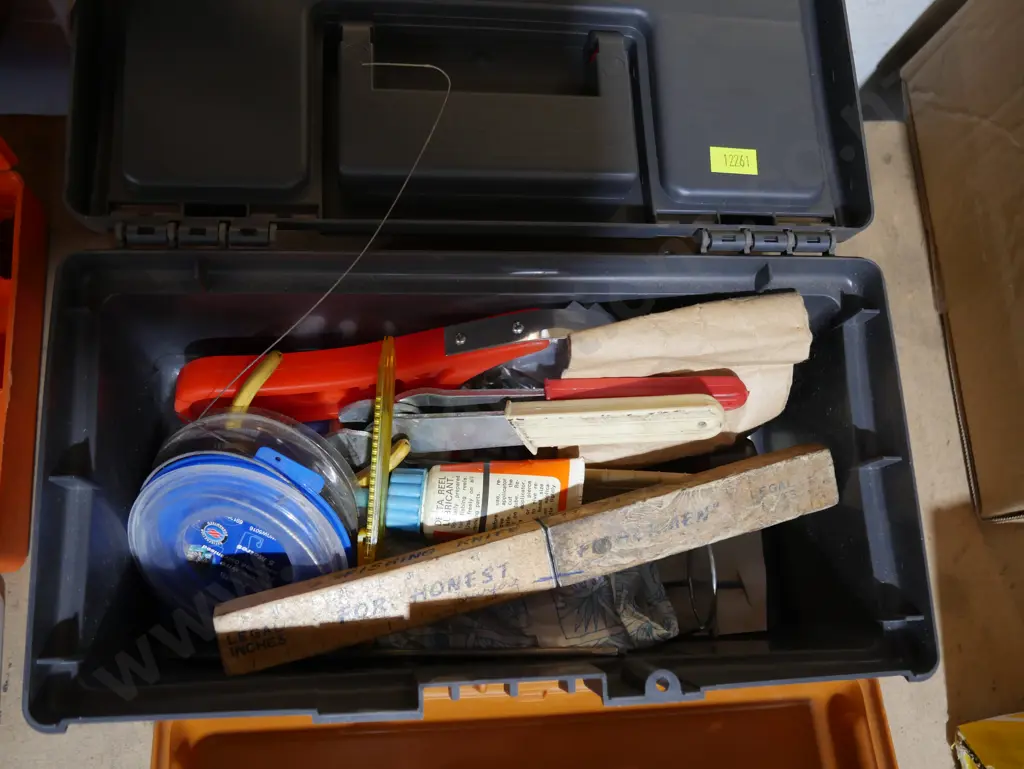Tackle box and contents Image 1++