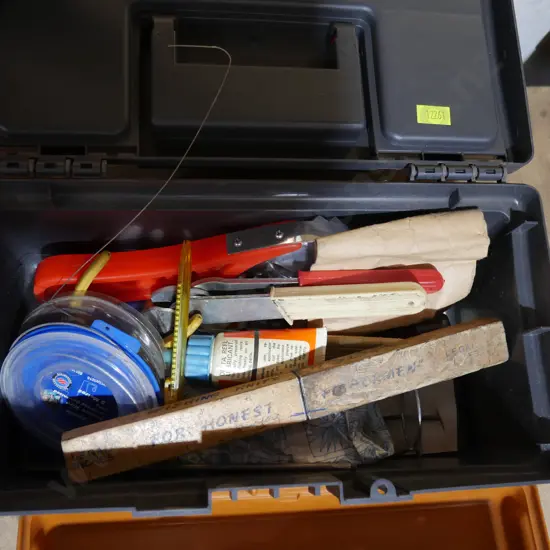 Tackle box and contents