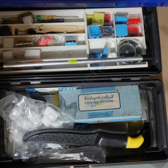 Tackle box and contents