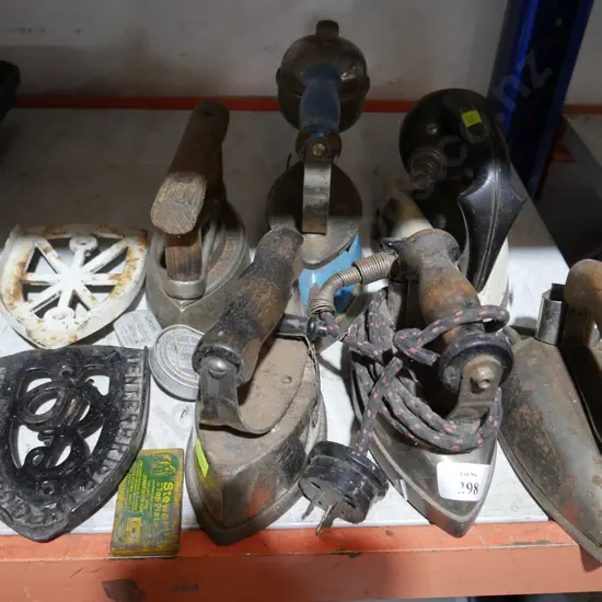 Assorted irons