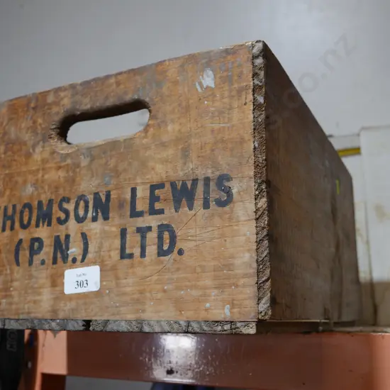 Thompson Lewis wooden box