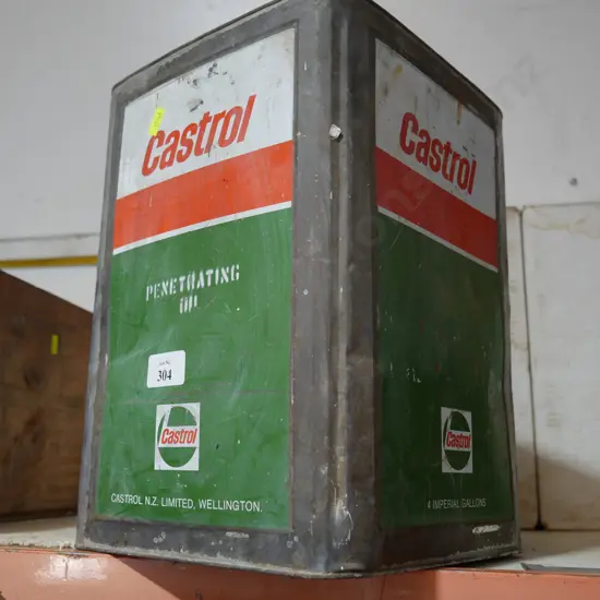 Castrol tin