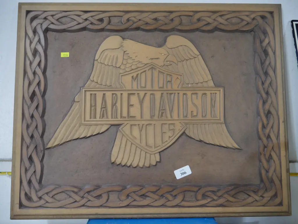 Harley Davidson wooden sign Image 1++