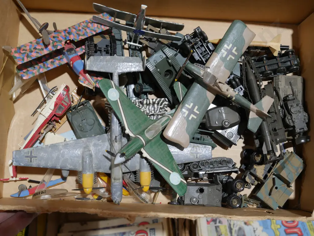 Box of toy planes Image 1++