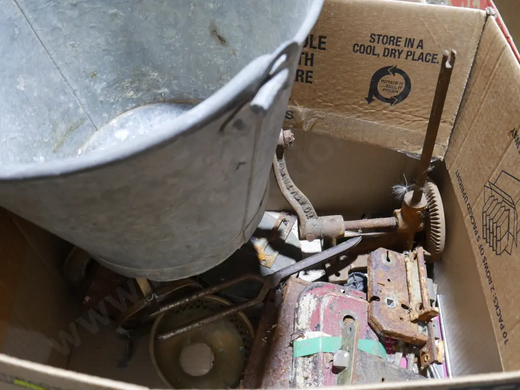 Metal bucket etc Image 1++