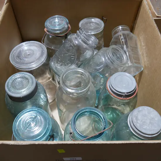 Glass jars