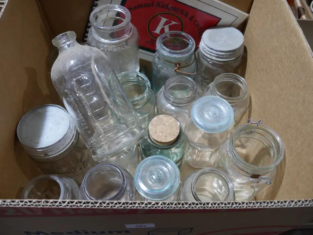 Glass jars etc Image 1++
