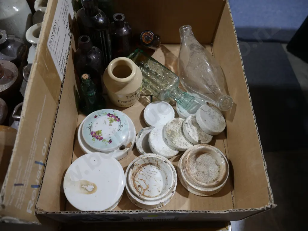 Stone and glass bottles etc Image 1++